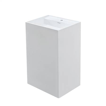 Artificial stone pillar basin