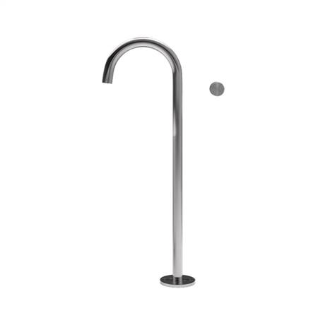 Floor-mounted bath faucet