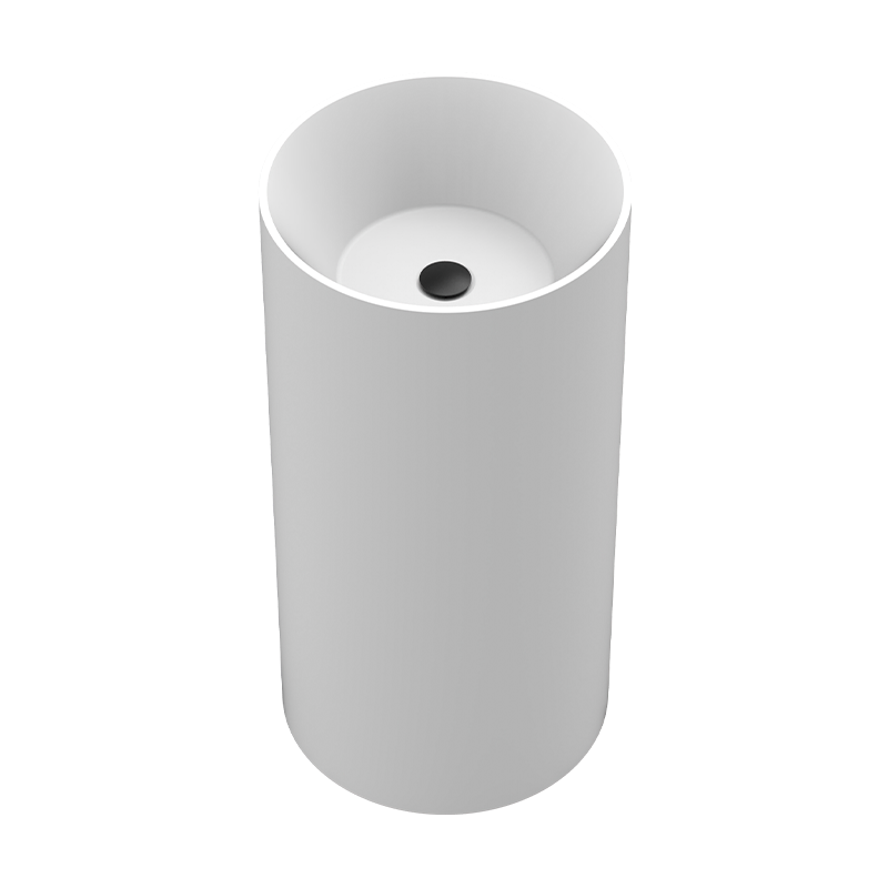 Artificial stone pillar basin