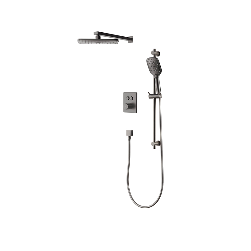 Two-function concealed thermostatic shower (wall-mounted)