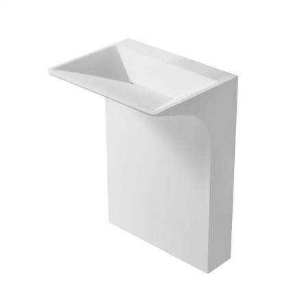 Artificial stone pillar basin