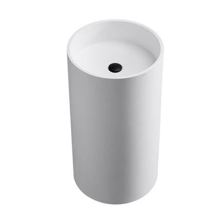 Artificial stone pillar basin