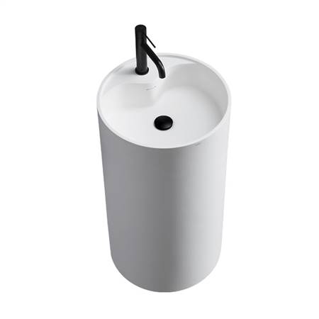 Artificial stone pillar basin