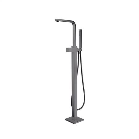 Floor standing bathtub faucet