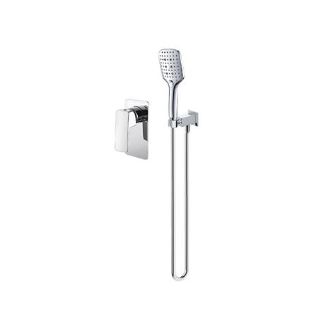 Single function concealed showerhead
