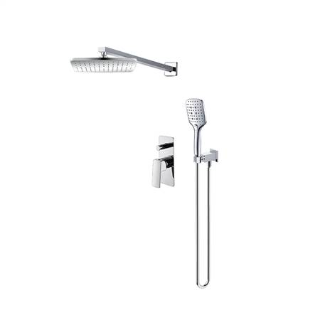Two function concealed showerhead (wall out)