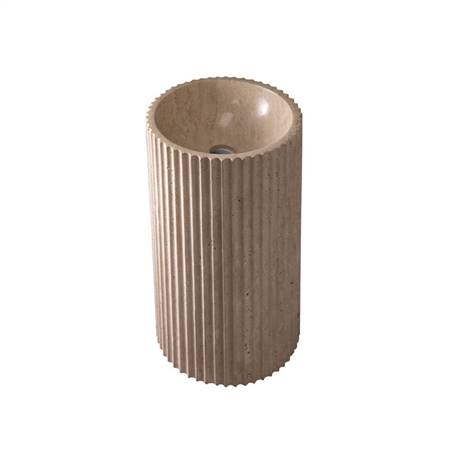 Marble pillar basin