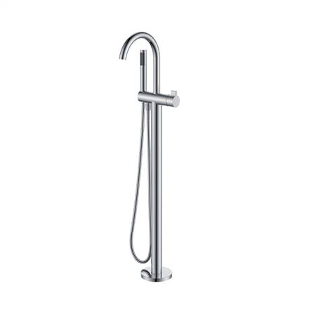 Floor standing bathtub faucet