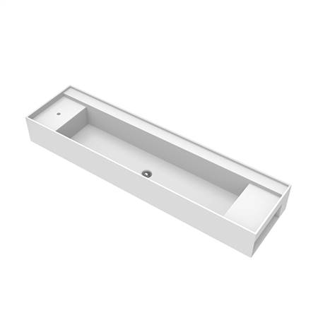 Artificial stone integrated basin