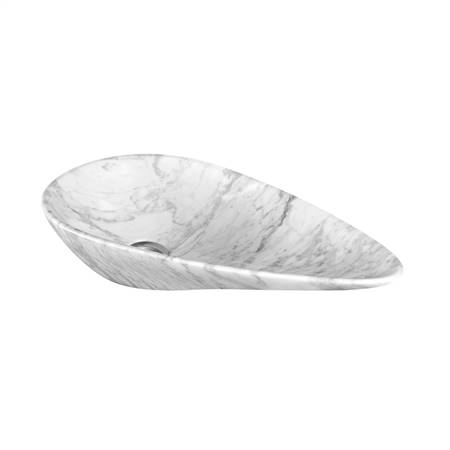 Waterdrop Karala white marble basin