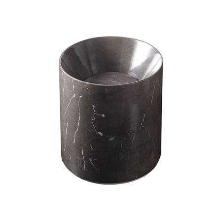 Bulgarian grey marble half height basin