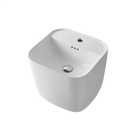 Ceramic hanging basin