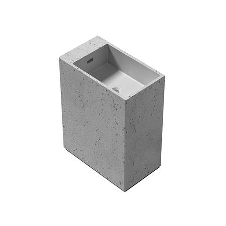 Cement column basin